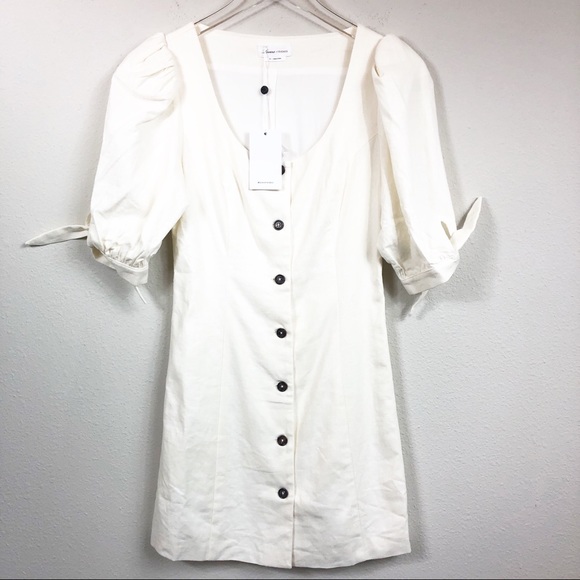Lovers + Friends Dresses & Skirts - Lovers + Friends | Linen Blend Cream Mini Dress